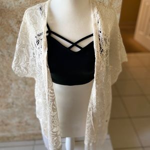 Abercrombie Fringe Cardigan